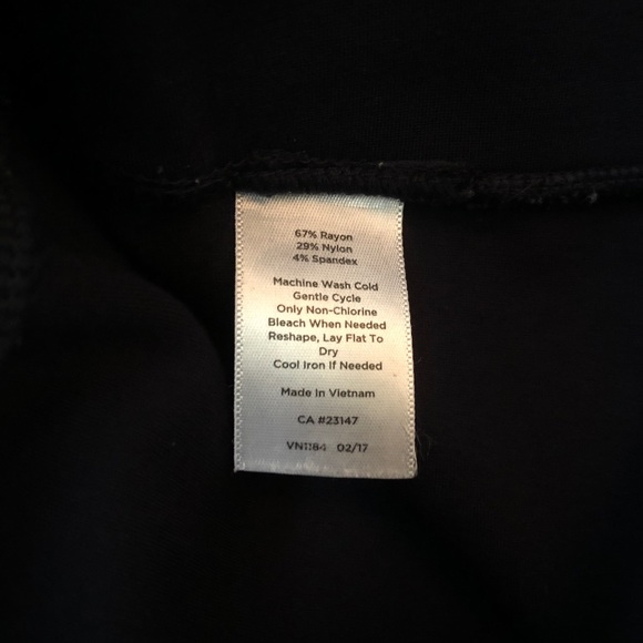 Talbots Petites Navy Skinny Mid Rise Dress Pants - Picture 8 of 10